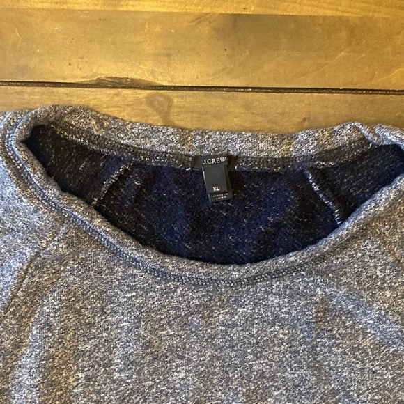 J crew navy Raglan sweatshirt light layer size xL‎ - Picture 3 of 5